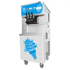 Oceanpower Komersial Italia Sundae Es Krim Lembut Melayani Mesin OP138C