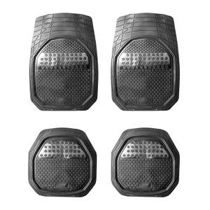 Tapis de sol universel pour voiture en PVC, 4 pièces, imperméable, résistant à l'usure, antidérapant, pour une utilisation en toutes saisons - Product Image 5