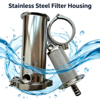 Boîtier de filtre haute performance et haute écoulement 20 pouces 40 microns 316L étanche pour la filtration de liquides de refroidissement et la protection des appareils