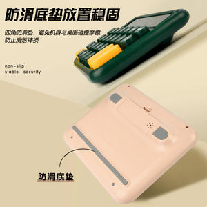 Calculatrice mécanique silencieuse à touches colorées et grandes, 12 chiffres, pour bureau, idéale comme cadeau - Product Image 2