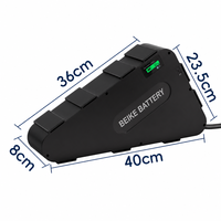 Baterai Sepeda Gunung Listrik EU Stock 52V 72V 20Ah 25Ah 30Ah Ebike, Tas Segitiga Lunak, BMS 60A, Paket Baterai Lithium Ion 2000W