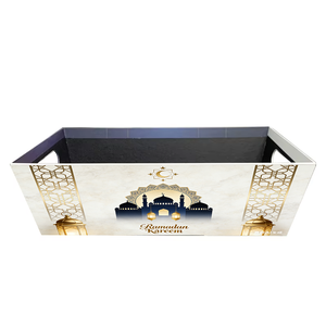 Boîtes cadeaux en carton recyclé <span class=keywords><strong>de</strong></span> haute qualité personnalisées pour l'Aïd musulman, le Ramadan Kareem, avec doublure en éponge pour l'emballage <span class=keywords><strong>de</strong></span> collations et <span class=keywords><strong>de</strong></span> bonbons - Product Image 4