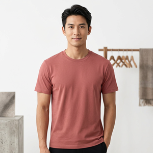 เสื้อยืดแขนสั้นไซส์ใหญ่ สีตามสั่ง ผ้าฝ้าย 100% ระบายอากาศได้ดี ถักทออย่างดี ปักโลโก้ตามสั่ง ด้านหน้าเปล่า ออกแบบเองได้ ผลิตในอินเดีย - Product Image 1