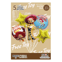 Jouet histoire ballon décoration Buzz année lumière feuille d'aluminium ballon personnage de dessin animé ballon ensemble