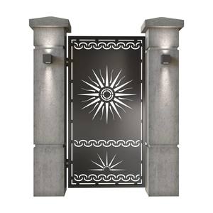 Puertas y Cercas de Jardín Cortadas con Láser, Elegante Adorno de Paisaje - Product Image 1