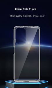 Étui de téléphone transparent ultra-mince TPU + PC étanche et antichoc pour <span class=keywords><strong>Redmi</strong></span> <span class=keywords><strong>Note</strong></span> 11 pro, étui de protection de haute qualité - Product Image 2