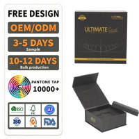 Boîte cadeau magnétique sur mesure, fermeture rigide avec insert en mousse EVA, boîte cadeau en papier de luxe avec logo personnalisé, emballage de boîte cadeau