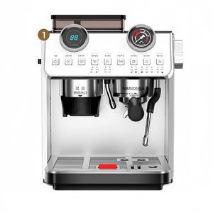 <span class=keywords><strong>Machine</strong></span> <span class=keywords><strong>à</strong></span> <span class=keywords><strong>café</strong></span> italienne <span class=keywords><strong>avec</strong></span> moulin intégré, double chaudière, mousseur <span class=keywords><strong>à</strong></span> lait automatique <span class=keywords><strong>à</strong></span> vapeur, petite taille professionnelle pour les cafés - Product Image 1