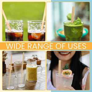 Pailles de <span class=keywords><strong>roseau</strong></span> compostables populaires pailles jetables de canne à sucre pour boissons pour le camping - Product Image 6