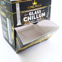 Étagère d'impression de conception de taille personnalisée prête 250g boîte de présentation d'emballage de tabac à cigares en carton blanc