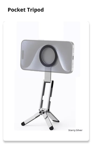 Travel Foldable Tripod Magnetic Aluminum Alloy holder Phone Grip Stand Universal soft <b>Ring</b> Stress metal Bracket Mountaineering - Product Image 6