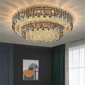 Lampadario Moderno di Lusso in Cristallo <span class=keywords><strong>per</strong></span> Soggiorno, Sala <span class=keywords><strong>da</strong></span> <span class=keywords><strong>Pranzo</strong></span>, Ristorante, Decorazione Domestica, Illuminazione LED <span class=keywords><strong>per</strong></span> Interni - Product Image 6