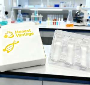 Caja para viales de péptidos personalizados de 3 ml y 5 ml, solo para uso en investigación, viales con etiqueta y bandeja. - Product Image 2