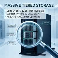 고성능 HPE ProLiant ML350 Gen11 4U 서버 2x 인텔 제온 골드 128GB DDR5 SSD AI 추론 데이터베이스 타워 서버