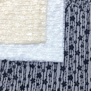 ผ้าลูกไม้ลายดอกไม้ Kalong Leifang ผ้าโปร่งเนื้อวอยล์ผสมสแปนเด็กซ์ ไนลอน ยืดหยุ่น สำหรับตัดเย็บชุดเดรส กระโปรง ของตกแต่งบ้าน กว้าง 5 นิ้วขึ้นไป - Product Image 1