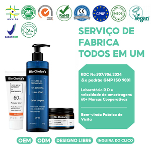 Ensemble de soins pour peaux sensibles OEM ODM : Gel nettoyant au collagène, crème hydratante et écran solaire FPS60, formule anti-rides et végétalienne - Product Image 1