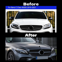 Feux avant HETOP W205 2014-2021, modèle amélioré, feux de voiture neufs, phare LED modifié pour Mercedes Benz