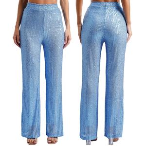 Pantalones de pierna ancha para mujer Pantalones sueltos ostentosos para Club Raves Nightclub Pole Jazz Dance Stage Performance Festival Party Street - Product Image 5