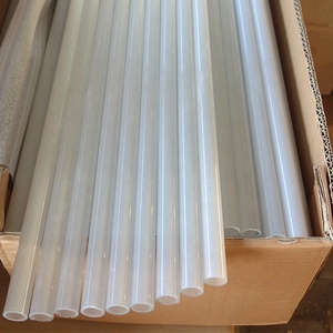 Thành Công Nhiệt Độ Cao Đánh Bóng Tùy Chỉnh Đục Thạch Anh Ống Thạch Anh Ống Độ Tinh Khiết Màu Trắng Sữa Silica Thạch Anh Ống - Product Image 2