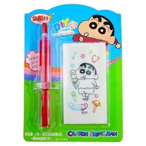 Venta al por mayor de caramelos de goma DIY con sabor a frutas Halal, bolígrafo de mermelada líquida y papel de arroz comestible de 8g para niños, para comer y jugar. - Product Image 1