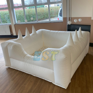 Nouveau design Piscine à balles gonflable blanche gonflable Soft Play Ocean Ball Pool avec souffleur d'<span class=keywords><strong>air</strong></span> - Product Image 2