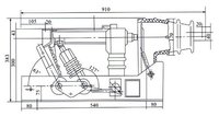 FN12 12KV 630A triphasé 100kA capacité de coupure 50Hz disjoncteurs à vide efficaces haute Performance interrupteur de charge