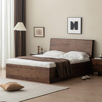 Dingshuai Nordisches Massivholz-Doppelbett mit Stauraum, Hochbett-Design, Luftdruck-Gaslift-Mechanismus
