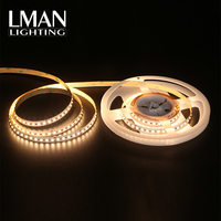 Bande lumineuse LED flexible haute luminosité avec revêtement FPCB, étanche IP65, SMD 2835, DC 24V