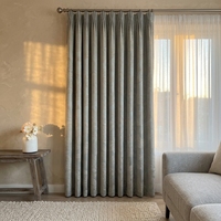 Tissu Léger, Perméable à la Lumière, Respirant, Haute Ombre, Écologique, Moderne, Décoratif et Élégant pour Salle à Manger/Armoire/Patio