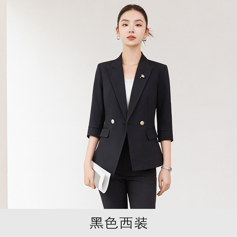 black suit