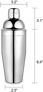High Quality Barware Stainless Steel Cocktail <b>Shaker</b> Bar Accessories Cocktail Tin Large <b>Boston</b> <b>Shaker</b> 304 Grade Stainless Steel - Product Image 2