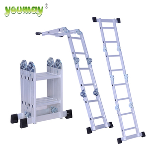 EN131 được phê duyệt có thể gập lại nhôm đa năng thang với nền tảng escalera Kính thiên văn - Product Image 3