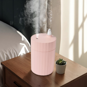 Practical Mini Cool Fog <b>USB</b>-powered Ultrasonic Humidifier with Night Light for Aromatherapy in Motels and Rooms - Product Image 3