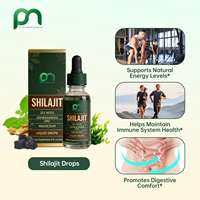 Marques privées, gouttes liquides de Shilajit pur naturel de l'Himalaya, suppléments à base de plantes pour adultes, énergie quotidienne, soutien immunitaire