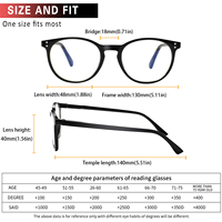 Lunettes de lecture anti-lumière bleue personnalisées de haute qualité avec monture PC pour hommes et femmes, idéales pour la presbytie et la lecture sur ordinateur