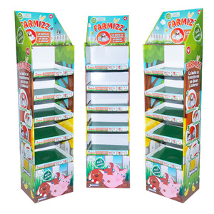 Snack siêu thị giấy hiển thị giá hạt bánh mì hiển thị giá cà phê kẹo khoai Tây Chip hiển thị sàn đứng - Product Image 3