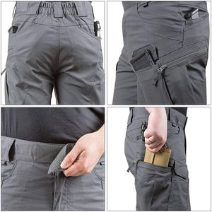 OEM Factory Men's Sporty Quick Dry Tactical Pants Outdoor Cargo Shorts with Multi-Pockets Made From Worsted Fabric - Product Image 5