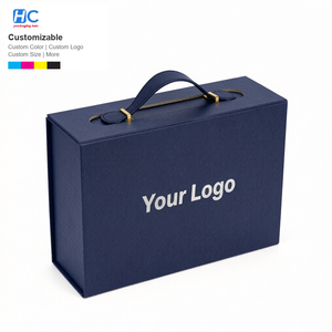 Premium Folding Rigid <b>Gift</b> <b>Box</b> For Luxury Handbag Packaging Durable <b>Magnetic</b> Closure Elegant Paperboard Storage - Product Image 1