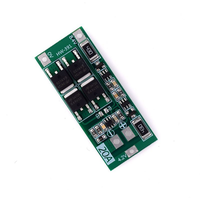 Placa de protección BMS mejorada 2S 20A para baterías de iones de litio y LiPo, módulo de 8V 9V con corriente de 20A para taladro y motor