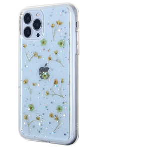 Funda de Teléfono con Flores Secas Naturales en Resina, Hecha a Mano, para iPhone Serie 12, 13, 14, 15, 16 y 17 - Product Image 1