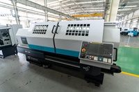 Torno CNC de Bancada Plana Pequeño de Alta Precisión, Tipo Gangue Pequeña, Centro de Torneado CNC de Bancada Plana CK5085