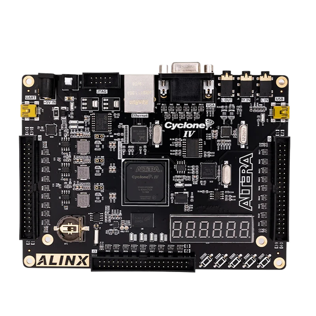 Chipboard Alinx AX515: Altera Nios Cyclone Iv Ep4ce15f Fpga Development Board Ddr2 Gigabit Ethernet Usb
