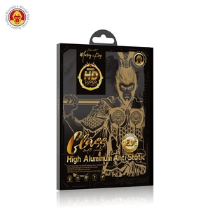 ฟิล์มกระจกนิรภัยป้องกันไฟฟ้าสถิตและฝุ่น Black Gold Monkey King สำหรับ iPhone 12 13 15 17Pro Max ความหนา 0.4 มม. - Product Image 6