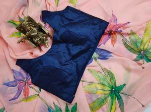 Tendance moderne Bollywood Georgette travail manuel Saree pour les fêtes et les festivals Style de robe pakistanaise Type de robes indiennes - Product Image 3