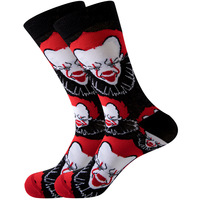 Chaussettes tendance pour hommes, motifs animaux, géométriques, squelettes souriants, personnages de dessins animés, cadeaux de fêtes multi-styles