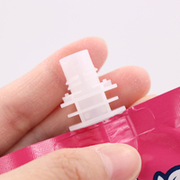 Vente en gros pochette alimentaire réutilisable imprimée personnalisée sachets d'emballage en plastique pour boisson liquide avec bec