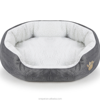 Promotion d'usine : Coussin chaud en peluche pour animaux de compagnie, lit doux pour chiens et chats
