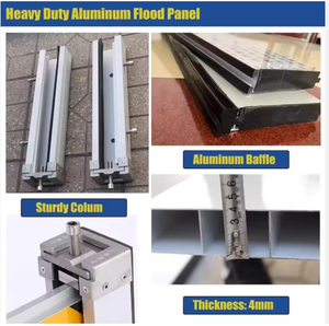 Barrière anti-inondation en aluminium résistante aux typhons pour les maisons côtières des Philippines - Product Image 6