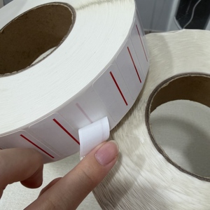 Custom <b>labels</b>: eco-friendly, <b>waterproof</b>, transparent, laminated <b>labels</b> on a roll for clothing and footwear - Product Image 2
