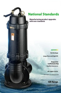 WQ Pompe à eau submersible industrielle 380V Pompe à vide pour eaux usées